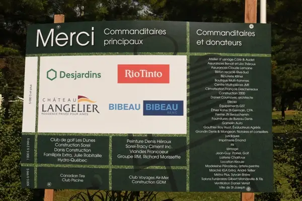 Tournoi de golf 2019